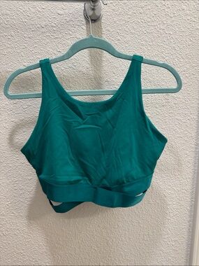 JoyLab Teal High-Neck Sports Bralette